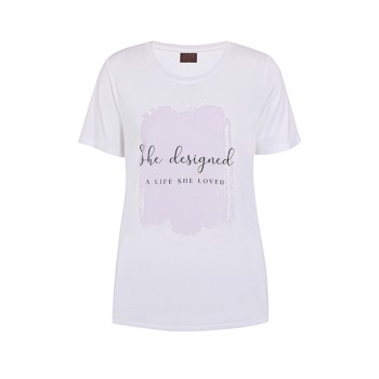 ZEZE MAYSIE T-SHIRT - WHITE